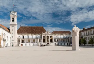 Courtyard of the University of Coimbra, Portugal, where foreign degree recognition is handled
